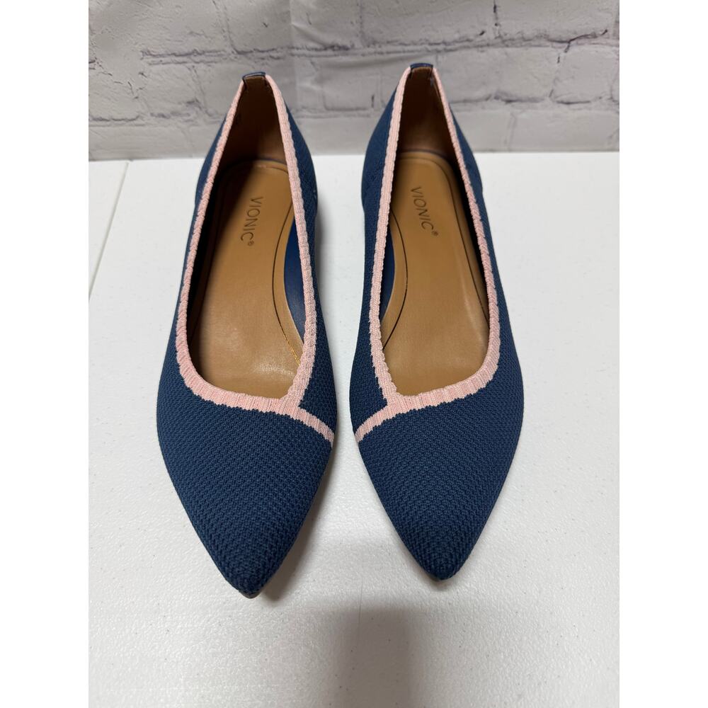 Vionic Dahlia Knit Pointed Toe Ballet Flats Women's Size 7 - Picture 2 of 8
